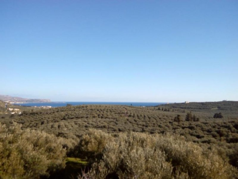 Kalyves Land mit großartigem Meerblick in Apokoronas zum Verkauf Grundstück kaufen